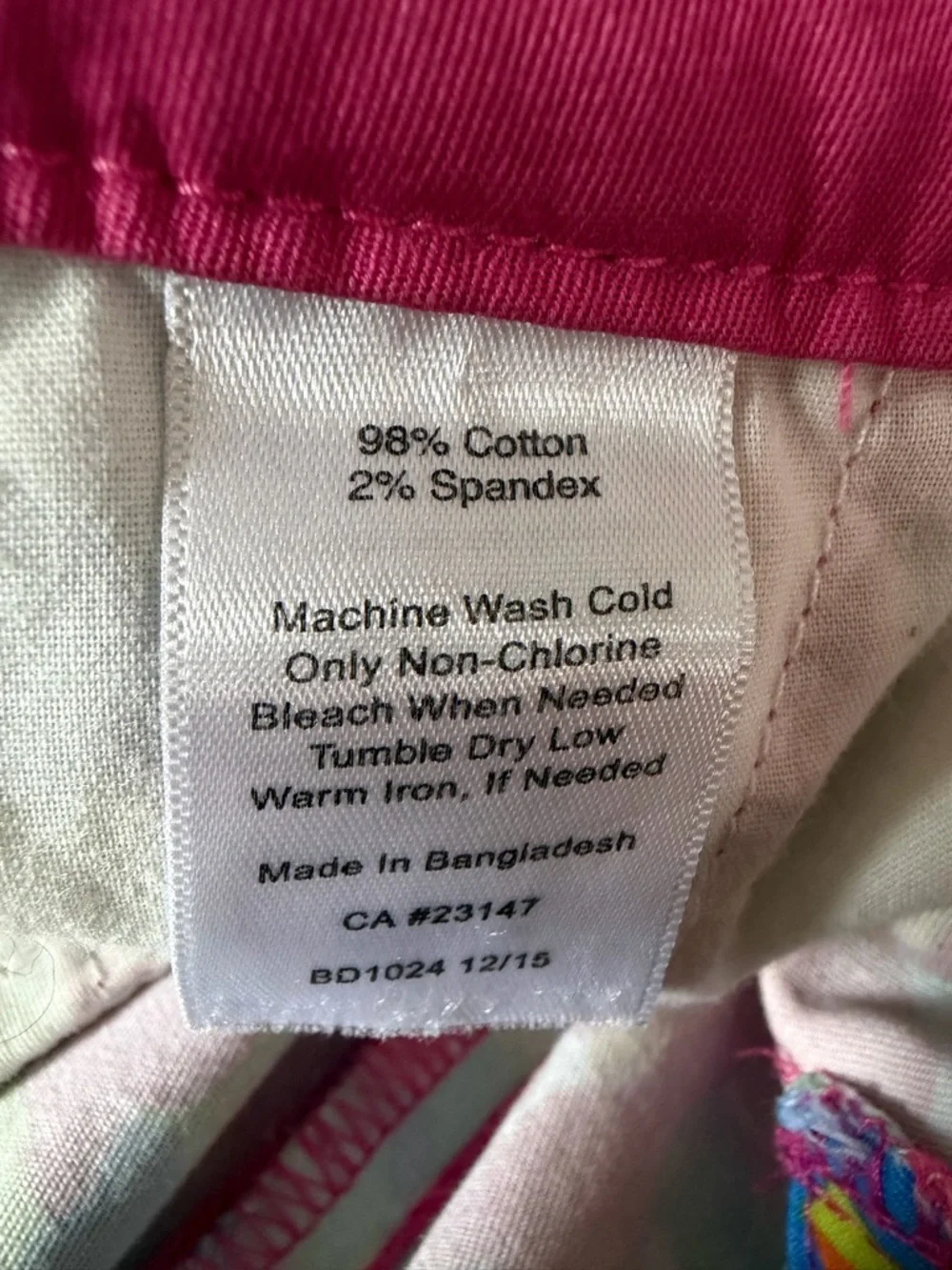 Talbots Weekend Floral Shorts 16P Bright Multicolor Summer Beachy Stretch Cute